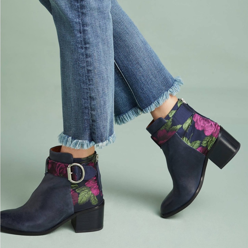 Jeffrey Campbell Regan Floral Boots - Picture 1 of 8